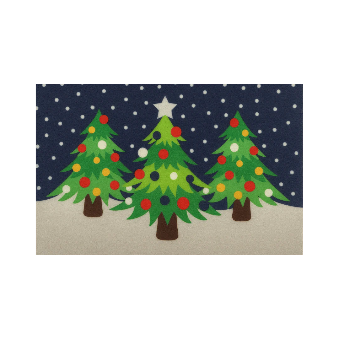 Christmas Theme Machine Washable Door Mat - Image 6